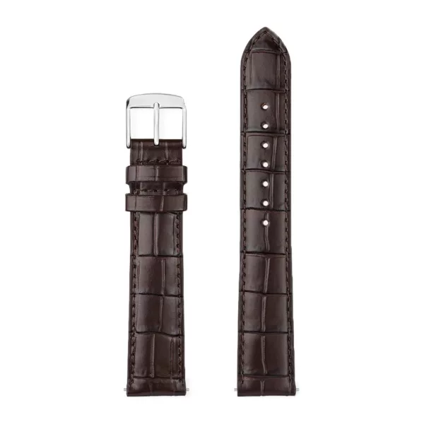 Rochet Charleston brown leather watch strap, 22 mm – 5492203ST