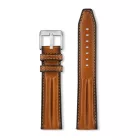 Rochet Rialto tan leather watch strap, 22 mm – 5502204