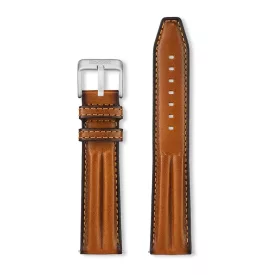 Rochet Rialto tan leather watch strap, 22 mm – 5502204