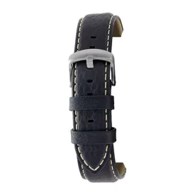   Rochet Aviator navy blue leather watch strap, 20 mm – 5520706