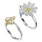 Swarovski Eternal Flower female ring set 52 5534935