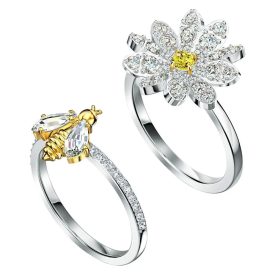 Swarovski Eternal Flower female ring set 52 5534935