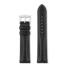 Rochet Ibiza black leather watch strap, 24 mm – 5562401