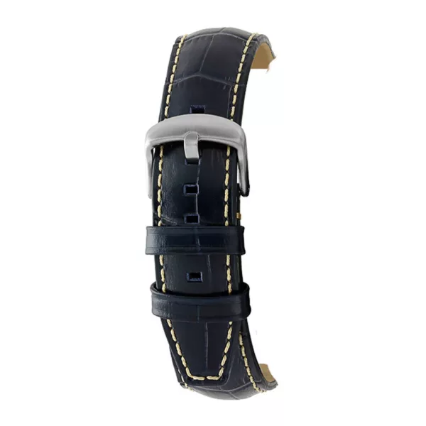 Rochet Indiana navy blue leather watch strap, 22 mm – 5590806