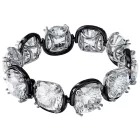 Swarovski Harmonia women's bracelet 5600047 – transparent and black stainless steel