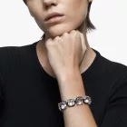 Swarovski Harmonia women's bracelet 5600047 – transparent and black stainless steel