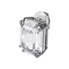 Swarovski Mesmera women's earrings 5600860 – transparent and silver stainless steel