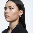 Swarovski Mesmera women's earrings 5600860 – transparent and silver stainless steel