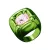 Swarovski Dulcis women's ring 55 5601542 – pink and green stainless steel