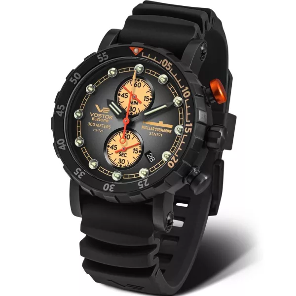 Vostok Europe SSN571 Nuclear Submarine men's watch VK61-571C611