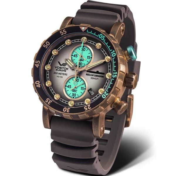 Vostok Europe SSN571 Nuclear Submarine men's watch VK61-571O613