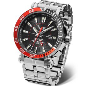   Vostok Europe Energia Rocket GMT men's watch NH34A-575A717-BK