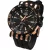 Vostok Energia Rocket men's watch NH35-575E282, black dial, brown silicone strap