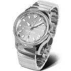 Vostok Europe Expedition Glacier Limited Edition men's watch NH35-592A784, silver dial, silver stainless steel strap