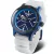 Vostok Europe Object X Limited Edition men's watch NH35-599E776, blue dial, white silicone strap