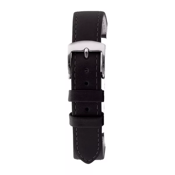 Rochet Leeds black leather watch strap, 18 mm – 6130601