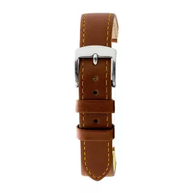 Rochet Leeds tan leather watch strap, 18 mm – 6130604