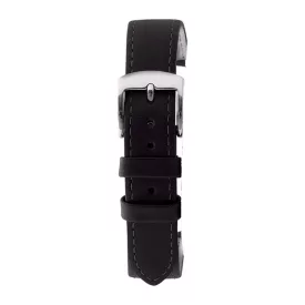 Rochet Leeds black leather watch strap, 20 mm – 6130701