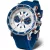Vostok Europe Lunokhod 2 men's watch 6S21-620A630, white dial, blue silicone strap