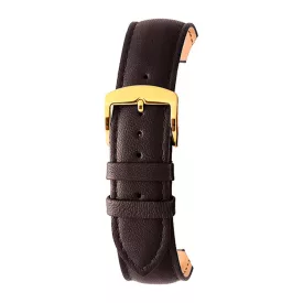 Rochet Screen brown leather watch strap, 16 mm – 6330503