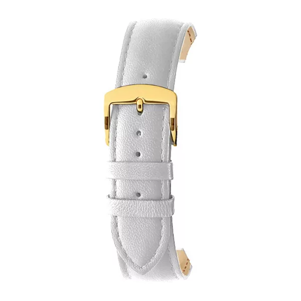 Rochet Screen white leather watch strap, 22 mm – 6330802