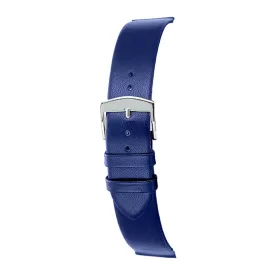   Rochet Trendy sapphire blue leather watch strap, 8 mm – 6340126