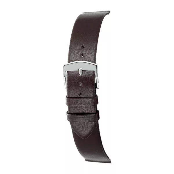 Rochet Trendy brown leather watch strap, 12 mm – 6340303