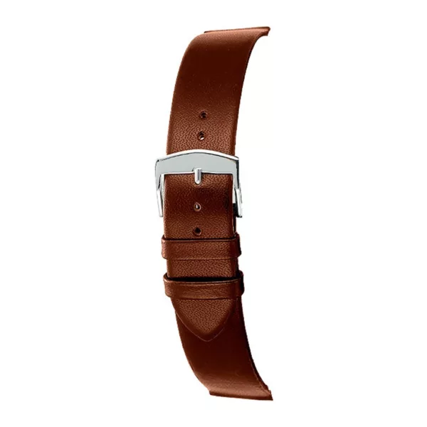Rochet Trendy tan leather watch strap, 18 mm – 6340604