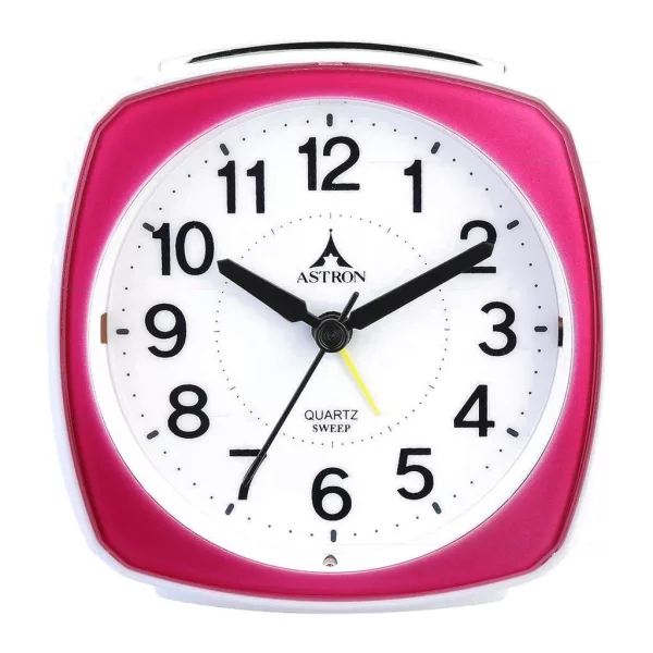 Astron pink alarm clock 6617-5