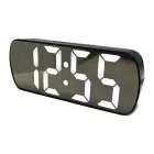 Black LED desk alarm clock 6626-0