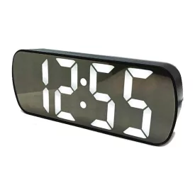 Black LED desk alarm clock 6626-0