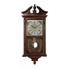 Merion walnut wooden pendulum wall clock 6659-1