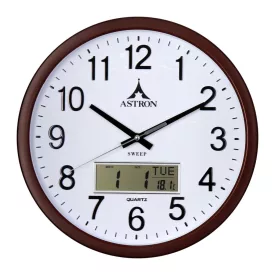 Astron silver wall clock 6713-0