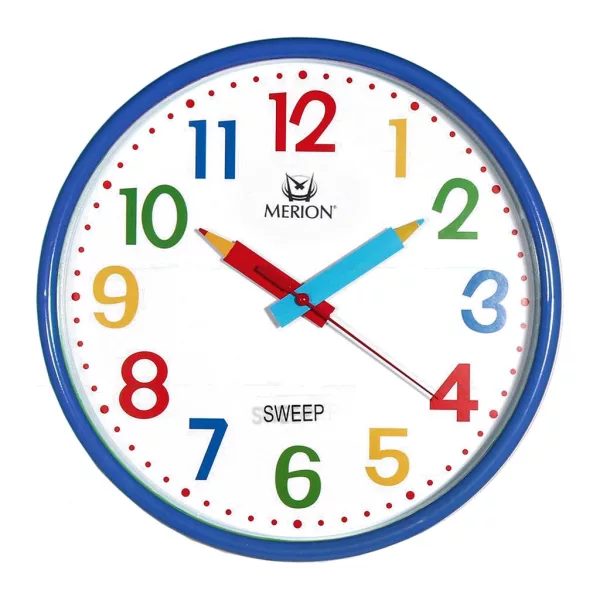 Merion blue wall clock 6722-3