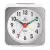 Merion white and grey alarm clock 6726-5
