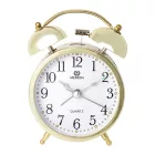 Merion gold metal alarm clock 6814-9