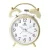 Merion gold metal alarm clock 6814-9