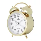 Merion gold metal alarm clock 6814-9