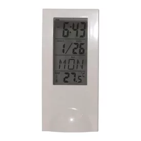 White digital alarm clock 6829-4