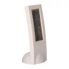 White digital alarm clock 6829-4