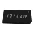 Black LED desk alarm clock 6836-1