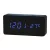 Grey LED desk alarm clock 6837-1