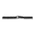 Silver / black metal watch bracelet with fold-over clasp, 20 mm – 7114-0