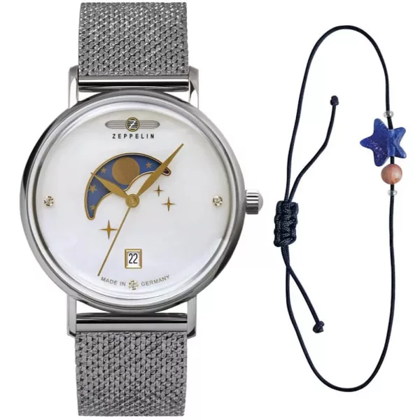 Zeppelin Luna women's watch set 7133M-1