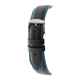 Rochet Neptune black leather watch strap, 20 mm – 7230761