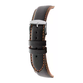 Rochet Neptune black leather watch strap, 22 mm – 7230899