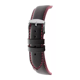 Rochet Neptune black leather watch strap, 24 mm – 7232451