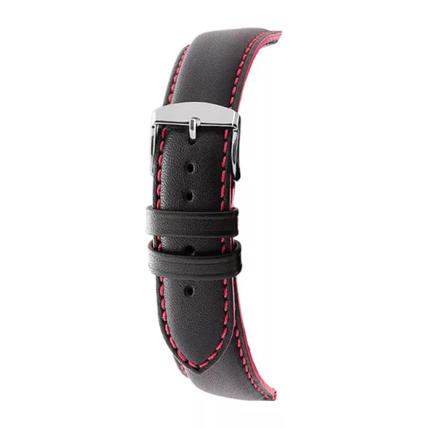 Rochet Neptune black leather watch strap, 24 mm – 7232451