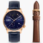 Zeppelin Flatline men's watch set 7368-3