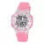 Tiko Time pink and white women's digital watch 7455-3